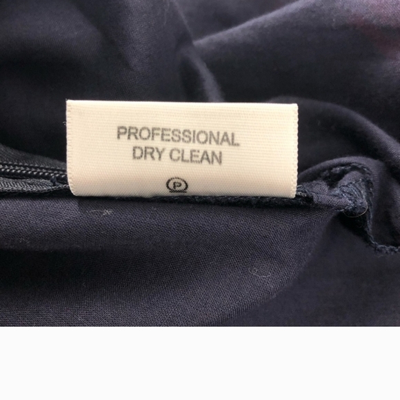 Tory Burch Long Sleeve Navy and Red V-Neck Cotton Side Zip Tunic Blouse Top 4 - Picture 8 of 10